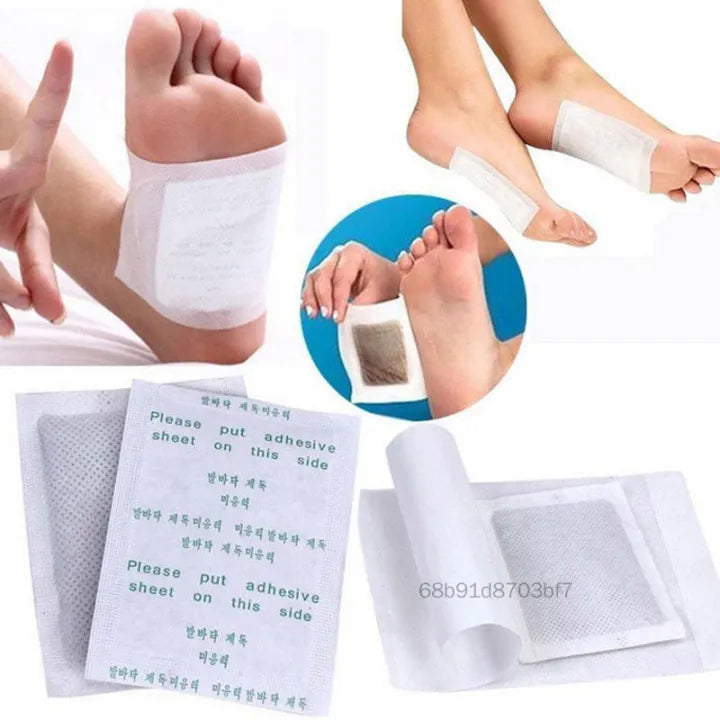 100% Merbal & Gentle Ingredient Detox Foot Patch RG (1 BOX = 20 PATCHES-BUY 1 GET 3 FREE)