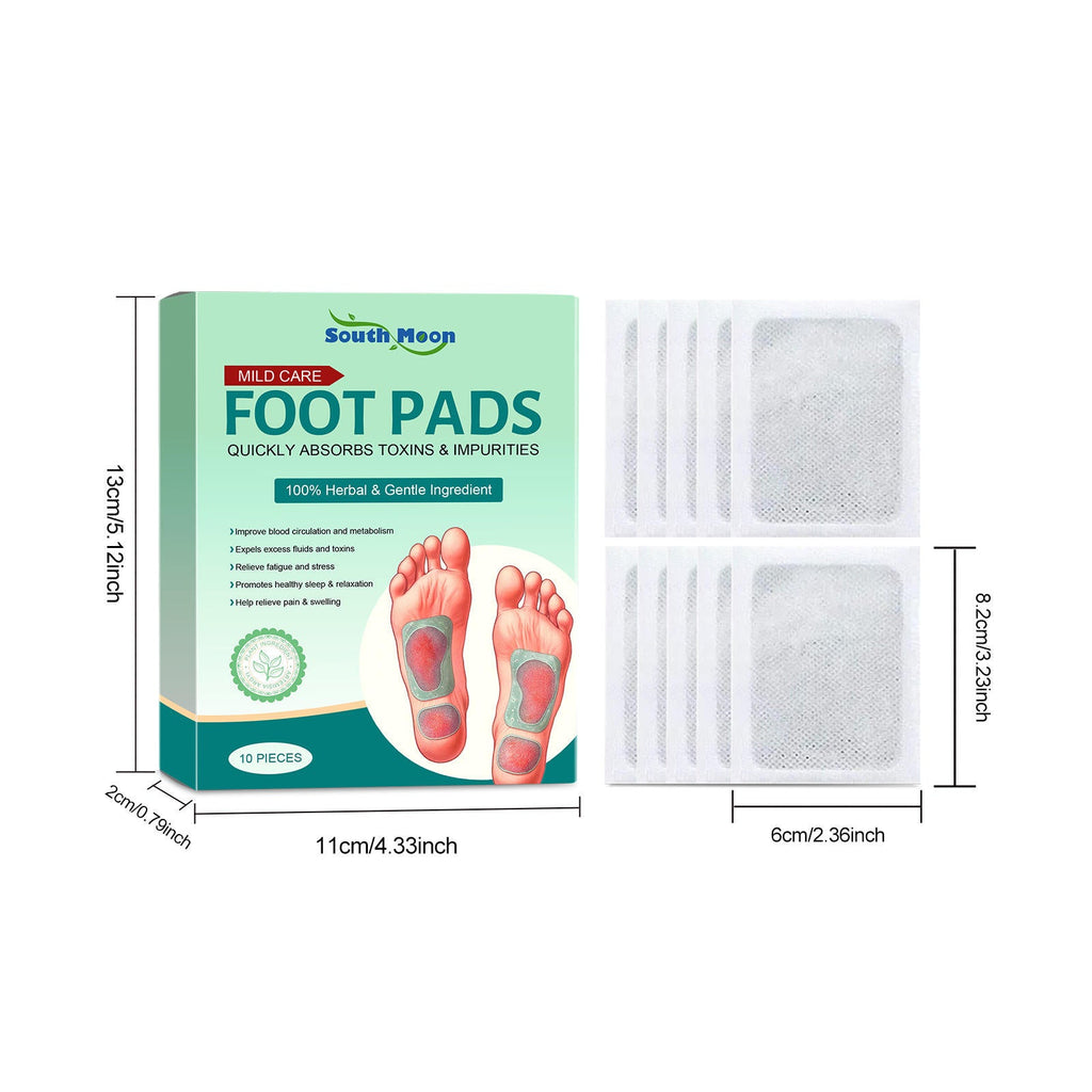 100% Merbal & Gentle Ingredient Detox Foot Patch RG (1 BOX = 20 PATCHES-BUY 1 GET 3 FREE)