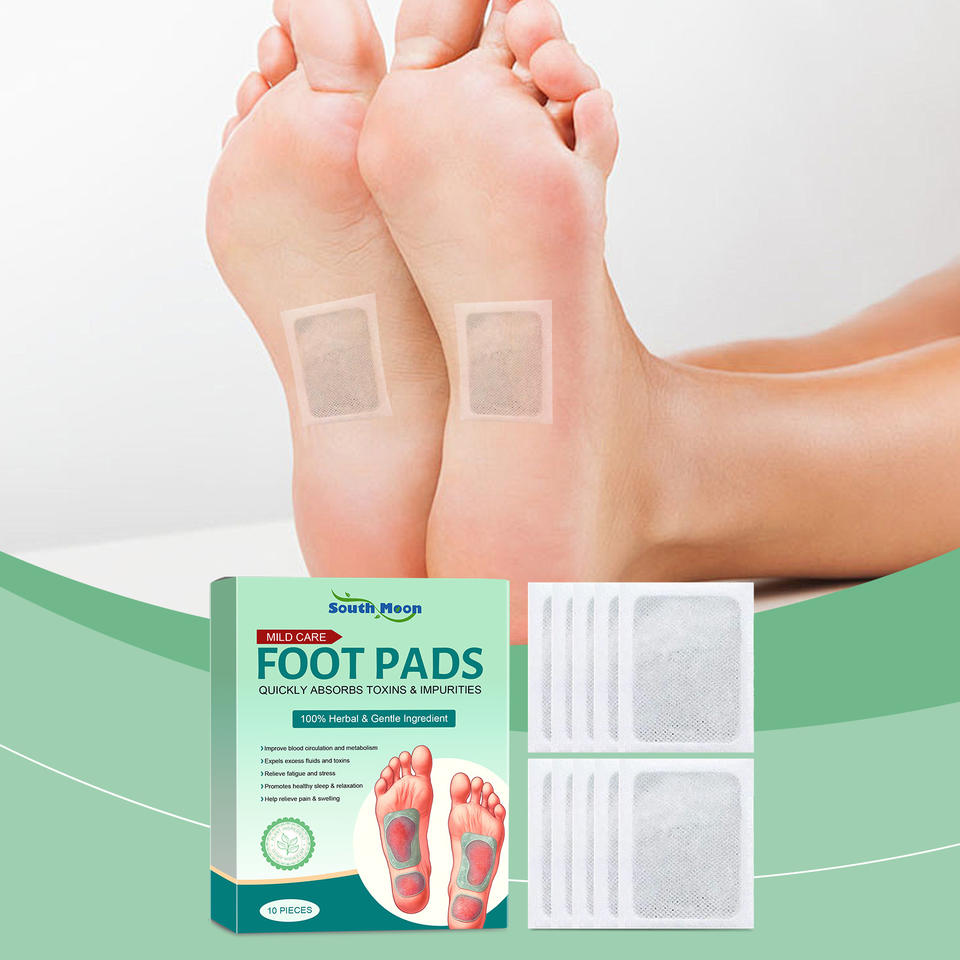 100% Merbal & Gentle Ingredient Detox Foot Patch RG (1 BOX = 20 PATCHES-BUY 1 GET 3 FREE)
