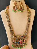 ✨ Hand-painted necklace set 🎨