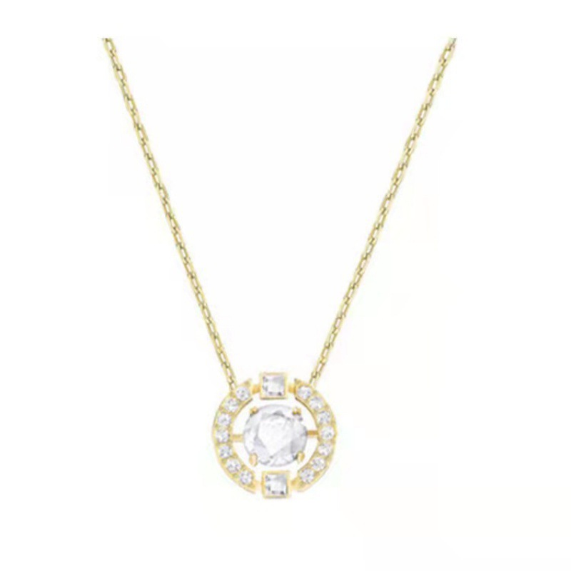 💥 Sweatproof Plated Sparkling Dance Rhinestone Necklace