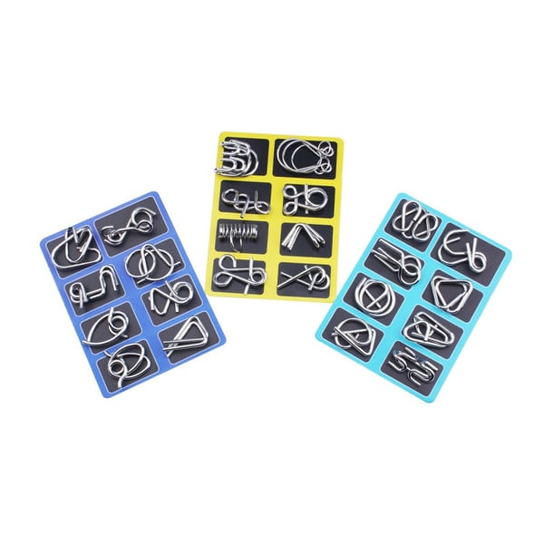 🔥Last Day Promotion 49% OFF-Metal Puzzle Ring,Educational intellectual Toys IQ Toys,Metal Brain teaser Puzzles